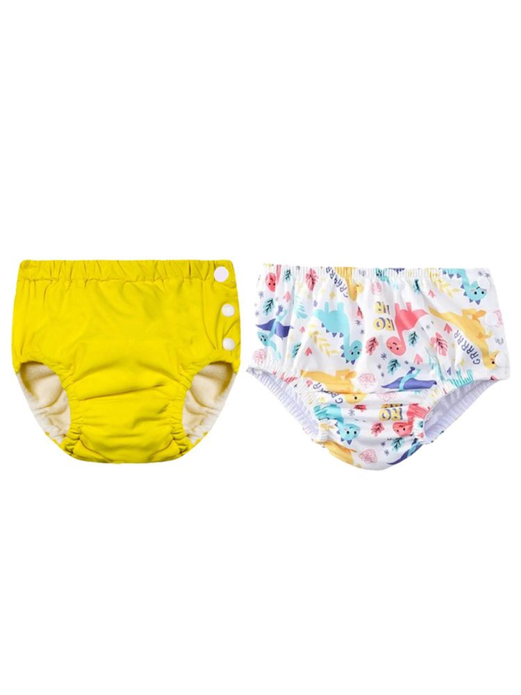 Chinmay Kids Multi-Color Reusable Swim Diapers (L) (Pack of 2) (Pack of 2)