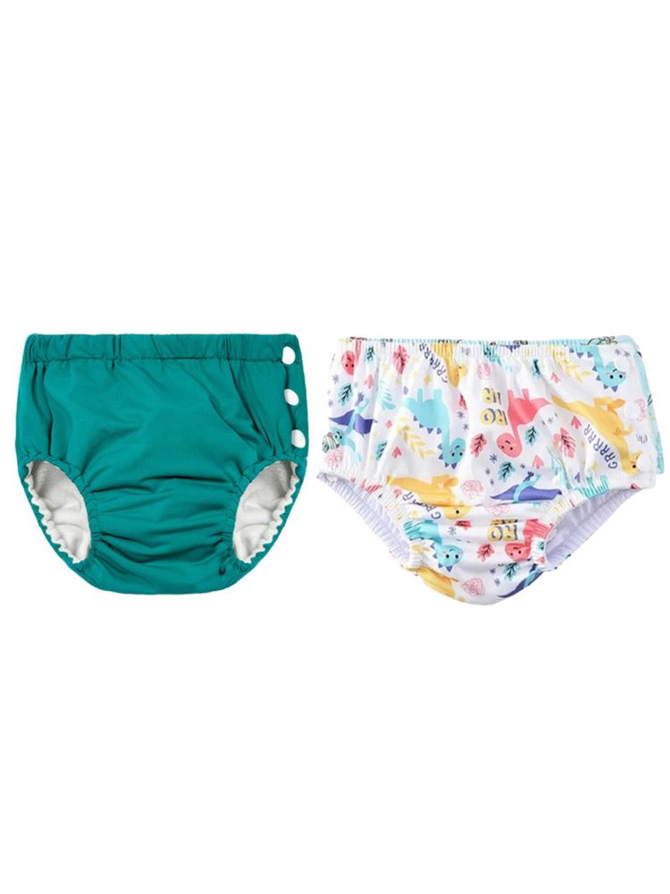 Chinmay Kids Multi-Color Reusable Swim Diapers (L) (Pack of 2) (Pack of 2)