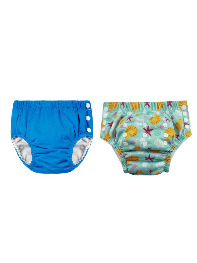 Chinmay Kids Reusable Swim Diaper Pants - Pack of 2 (4BT_SWIM_14) (Large)