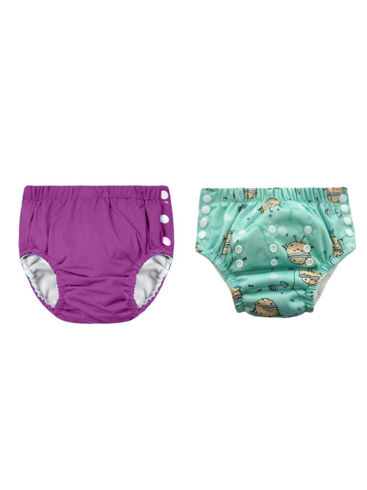 Chinmay Kids Reusable Swim Diaper Pants - Pack of 2 (4BT_SWIM_26) (Large)