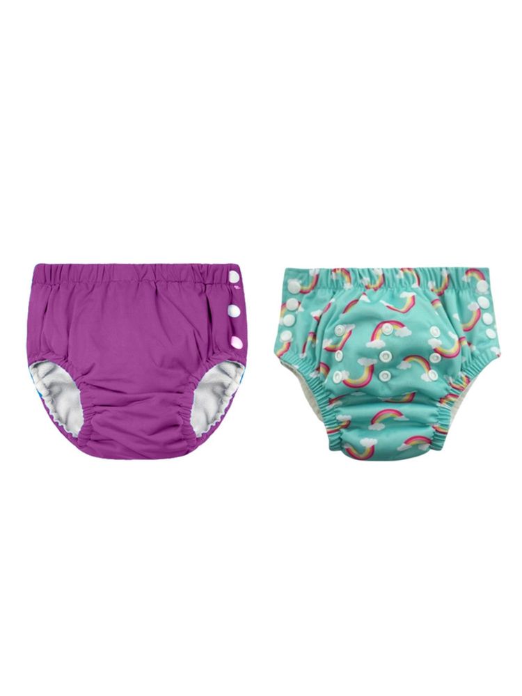 Chinmay Kids Reusable Swim Diaper Pants - Pack of 2 (4BT_SWIM_30) (Large)