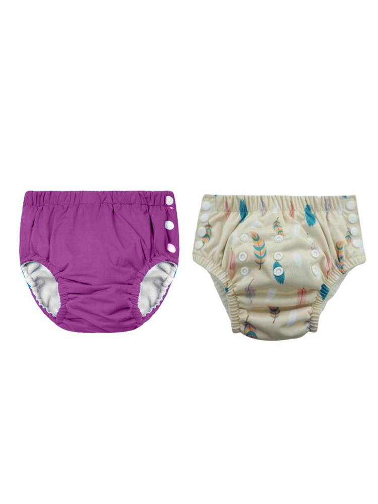 Chinmay Kids Reusable Swim Diaper Pants - Pack of 2 (4BT_SWIM_44) (Large)