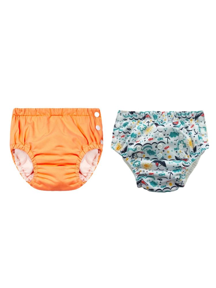 Chinmay Kids Reusable Swim Diaper Pants - Pack of 2 (4BT_SWIM_53) (Large)-picture-20