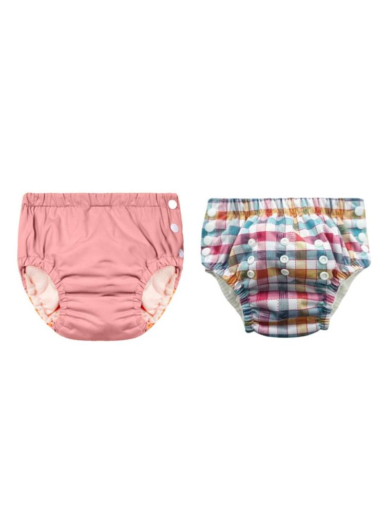 Chinmay Kids Reusable Swim Diaper Pants - Pack of 2 (4BT_SWIM_77) (Large)