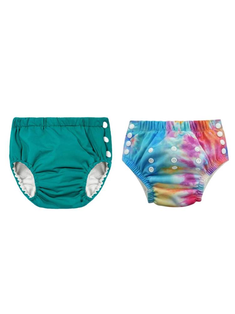 Chinmay Kids Reusable Swim Diaper Pants - Pack of 2 (4BT_SWIM_124) (Large)