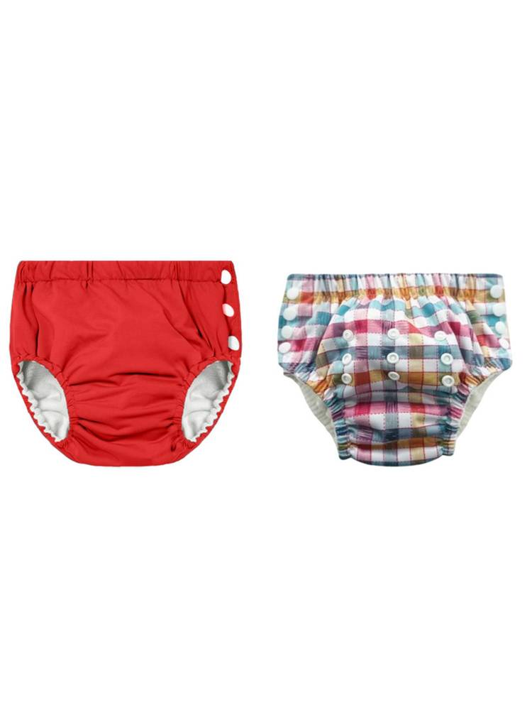 Chinmay Kids Reusable Swim Diaper Pants - Pack of 2 (4BT_SWIM_127) (Large)