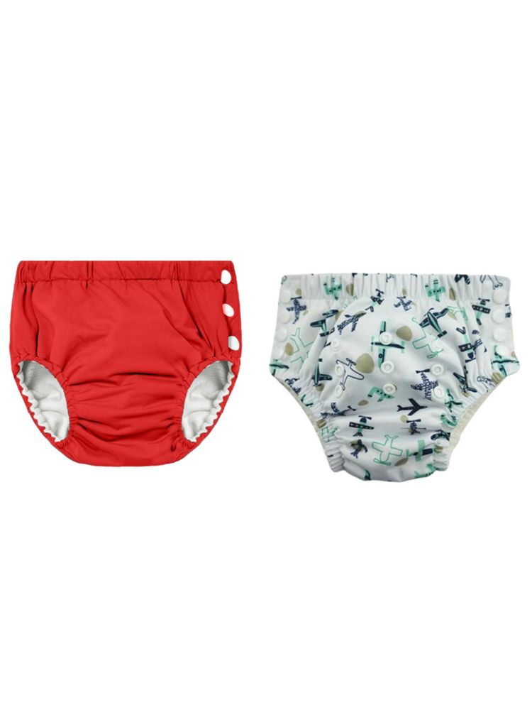 Chinmay Kids Reusable Swim Diaper Pants - Pack of 2 (4BT_SWIM_131) (Large)