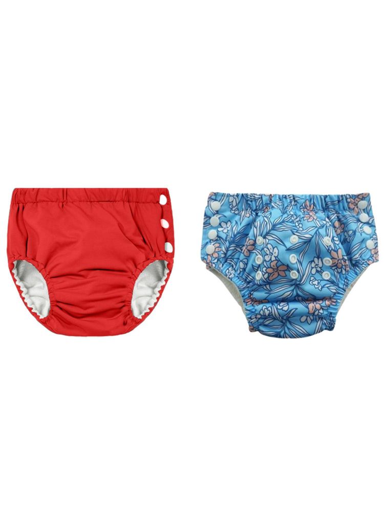 Chinmay Kids Reusable Swim Diaper Pants - Pack of 2 (4BT_SWIM_140) (Large)