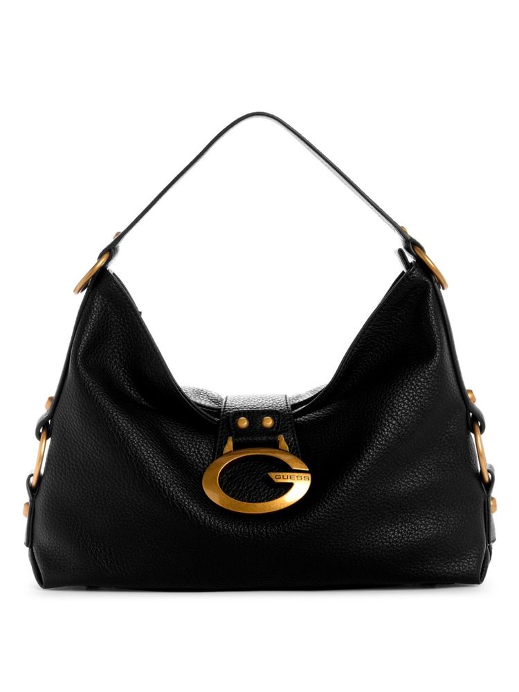 Guess Black Solid Camden Handbag-image-15