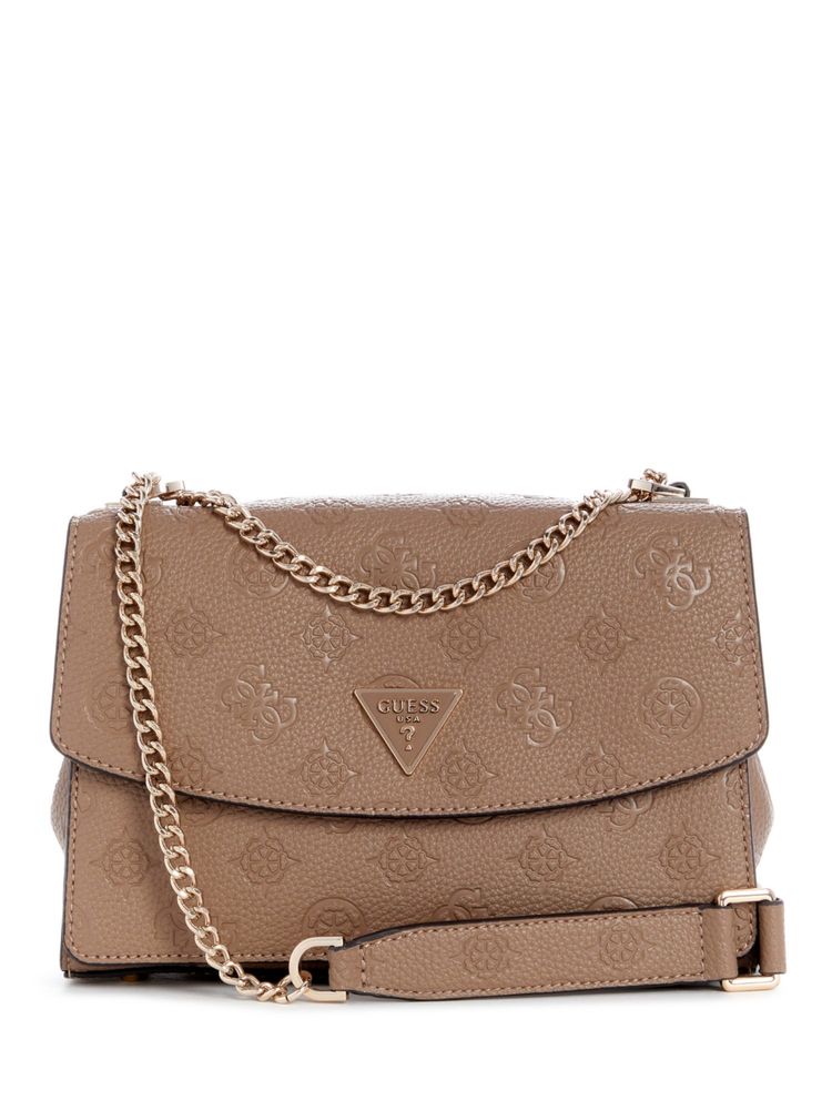 guess fashion Guess Dark Logo Embossed Monogram Cresidia Crossbody Sling Bag-picture-27