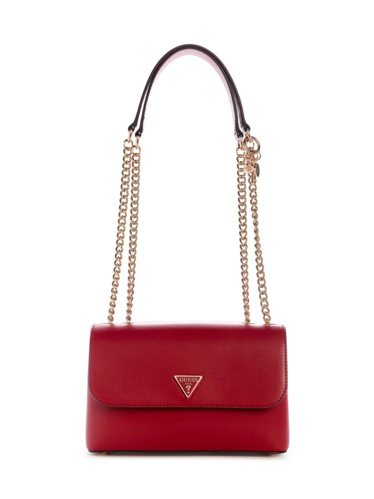 guess fashion Guess Red Solid Daryna Crossbody Sling Bag with Detachable Strap-picture-24