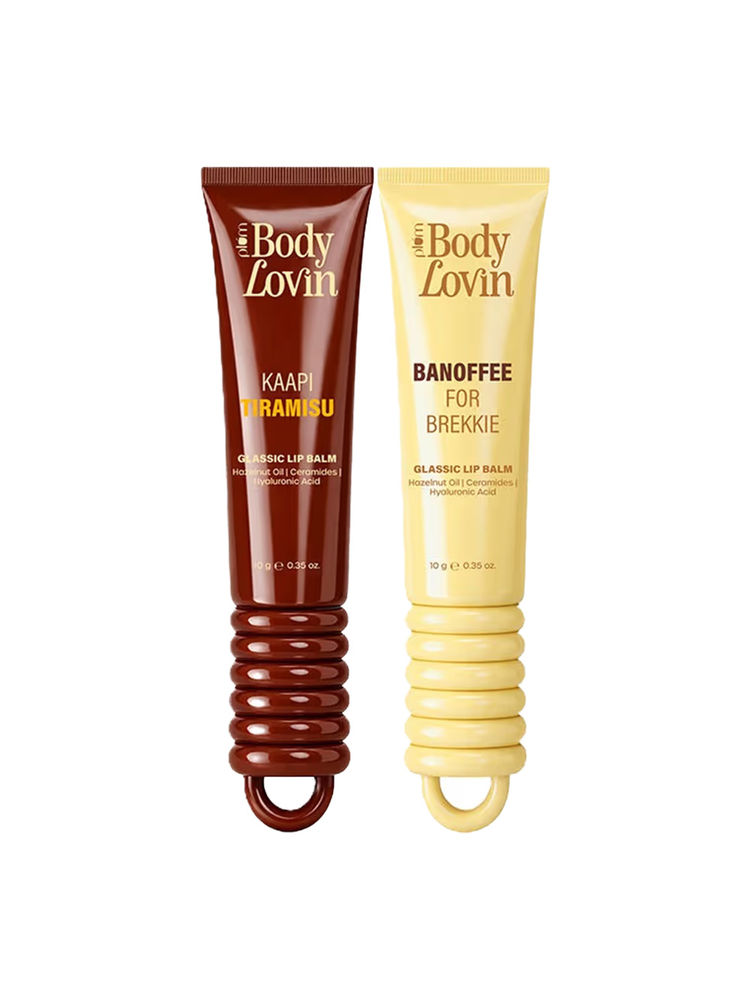 Plum BodyLovin' All-New Glassic Tinted Lip Balm Duo - Kaapi Tiramisu & Banoffee For Brekkie-image-43