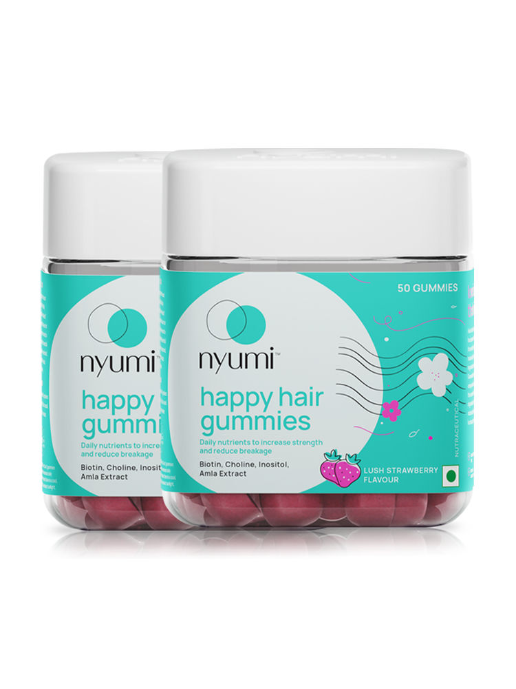 Nyumi Biotin Hair Gummies for Stronger, Thicker and Shinier Hair - Amla, Zinc, & Multivitamins-picture-10
