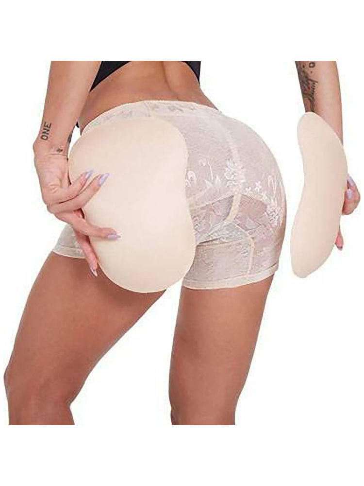 BRACHY Womens Shapewear Butt Lifter Padded Control Panties Body Shaper Brief Beige S-image-27