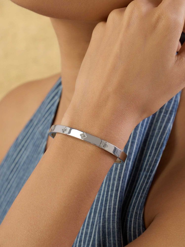 Indinoor Silver Colette Everyday Bangle-image-29