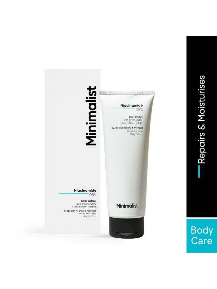 Minimalist 5% Niacinamide Body Lotion With Shea Butter, Glycerine & Betaine