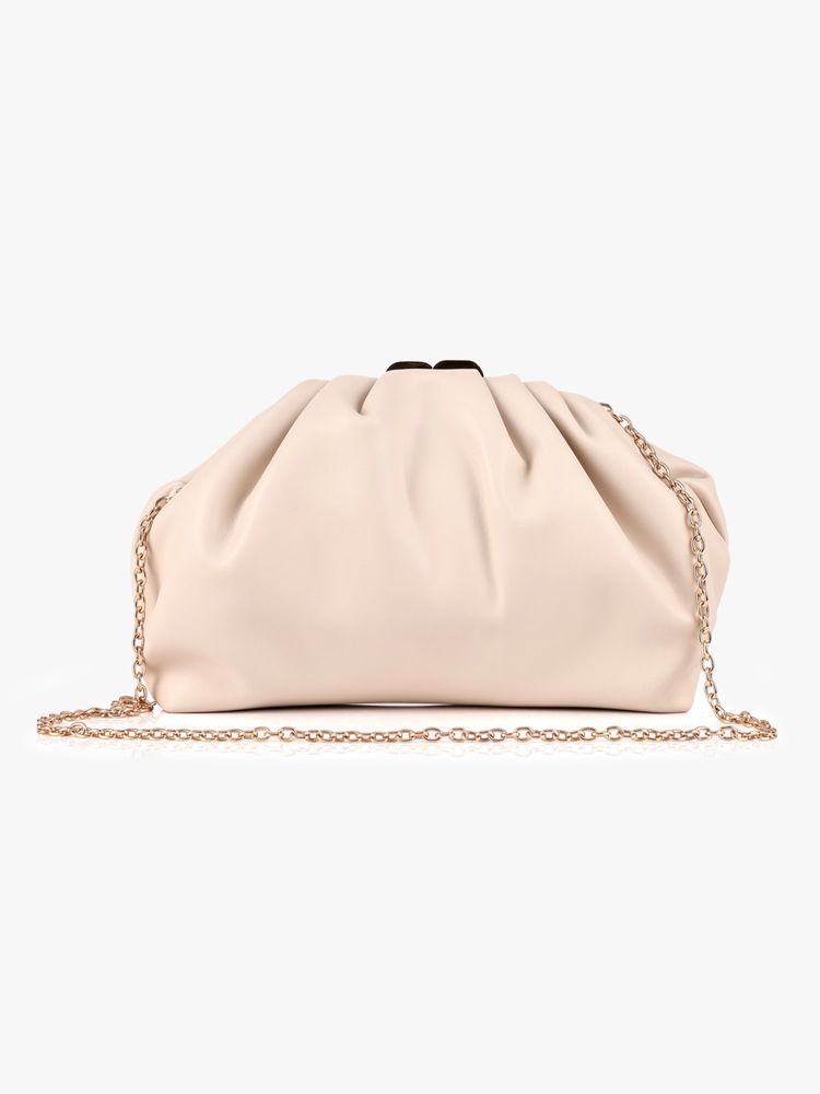 kazo fashion Kazo Lumora Off White Clutch with Detachable Chain (S)-picture-36