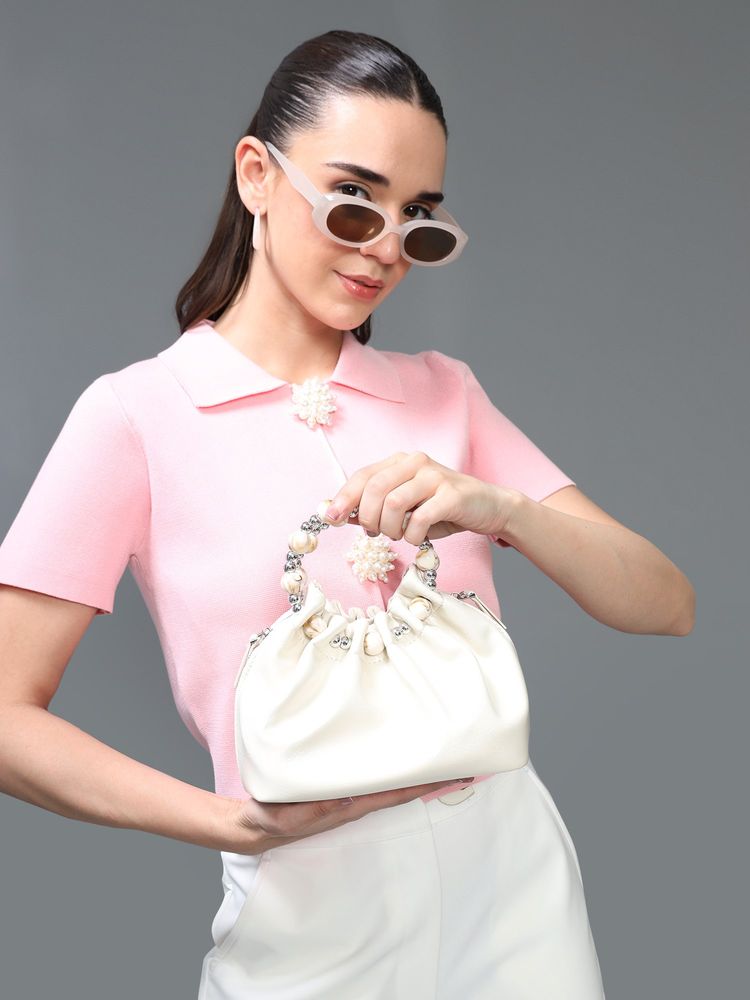kazo fashion Kazo Auric Off White Sling Bag (M)-picture-17