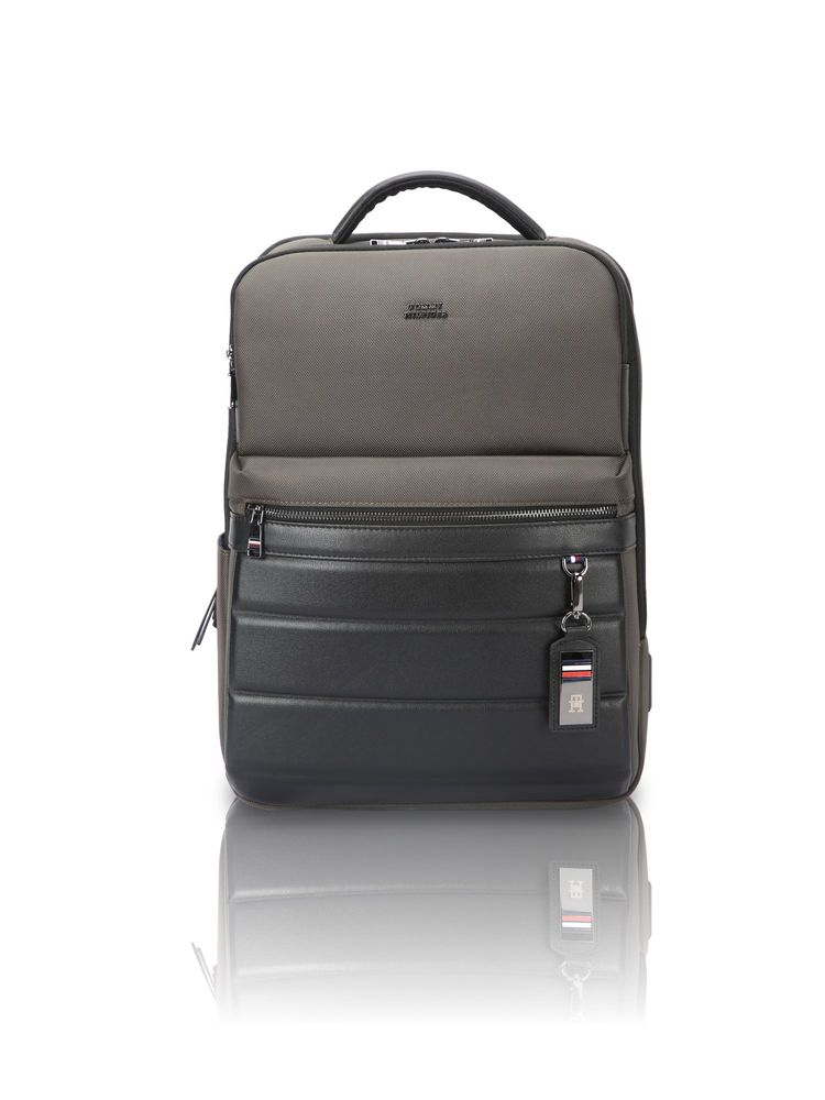 tommy hilfiger accessories Tommy Hilfiger Unisex Bladen Polyester Solid-Plain Backpack -Olive-picture-24