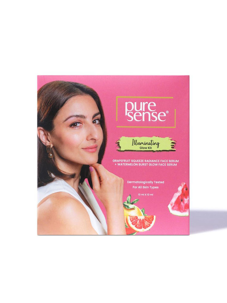 PureSense Illuminating Grapefruit Radiant + Watermelon Face Serum Glow Kit-image-46