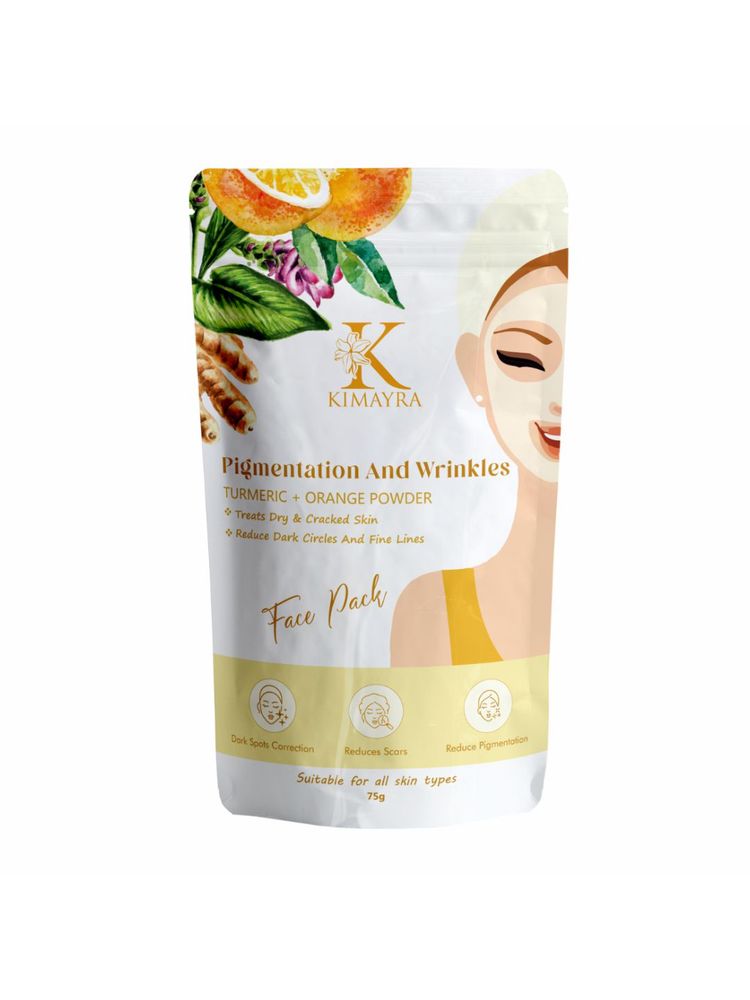 Kimayra Turmeric + Orange Face Pack Powder-image-6