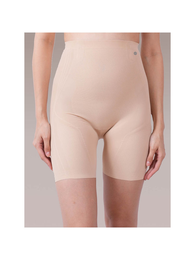 SOIE Women Seamless High Waist Compression Shaper Shorts with Tummy, Hip & Thigh Control-picture-16