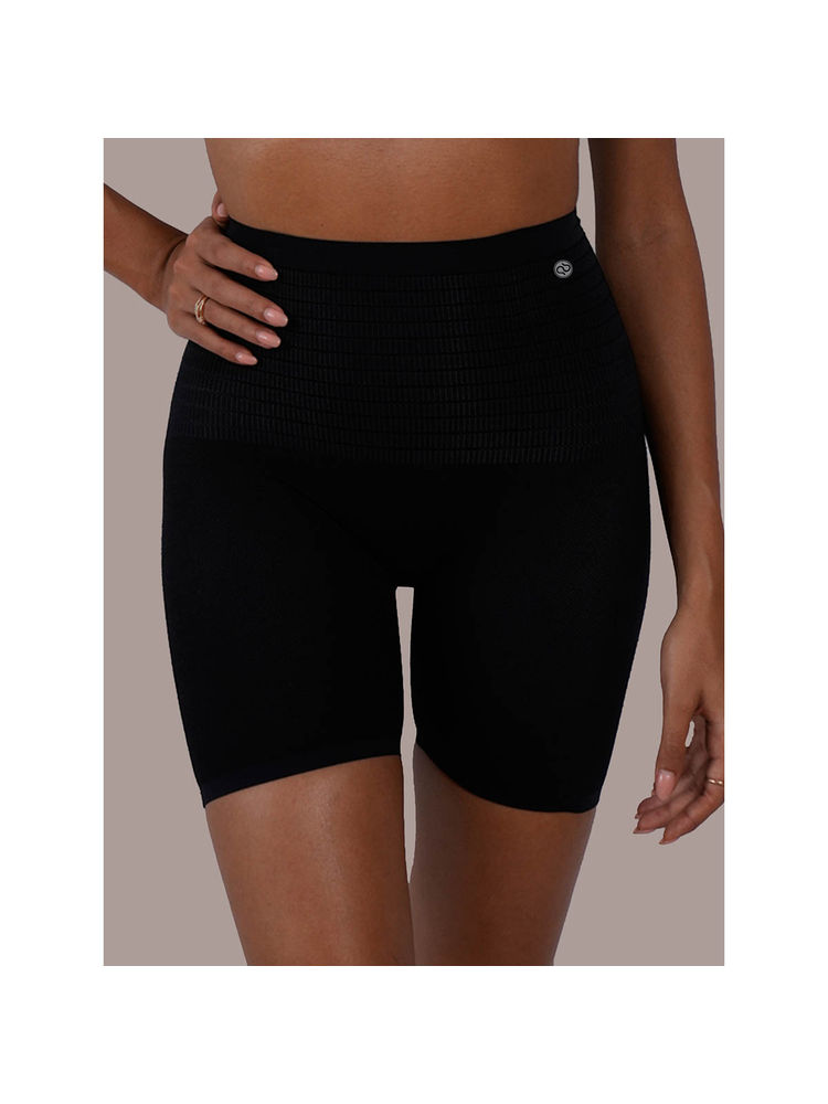 SOIE Women Seamless High Waist Ultra Thin Compression Shaper Shorts with Tummy, Hip & Thigh Control-picture-11