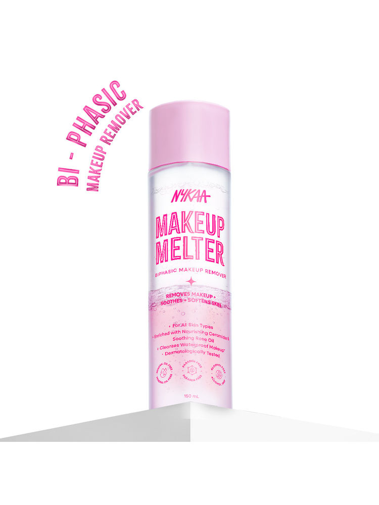 Nykaa Makeup Melter Oil-Infused Cleansing Water & Biphasic Makeup Remover