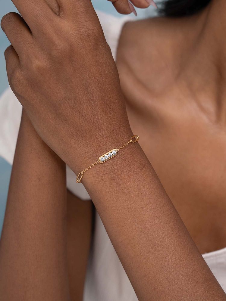 Shaya by CaratLane Sky Bound Bracelet In 925 Silver-picture-12
