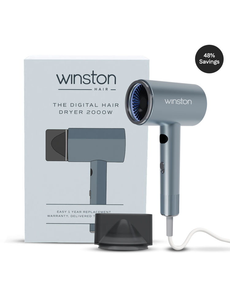 Winston Digital Smart Ionic Hair Dryer 2000 W Fast Drying with Led Display-image-23