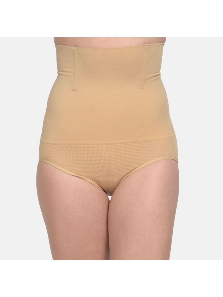 Mod & Shy Solid Tummy Tucker Shapewear - Beige-picture-22