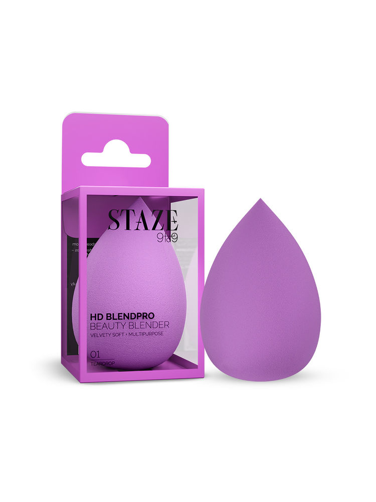Staze 9to9 HD BlendPro Velvety Soft + Multipurpose Beauty Blender - Teardrop-picture-14