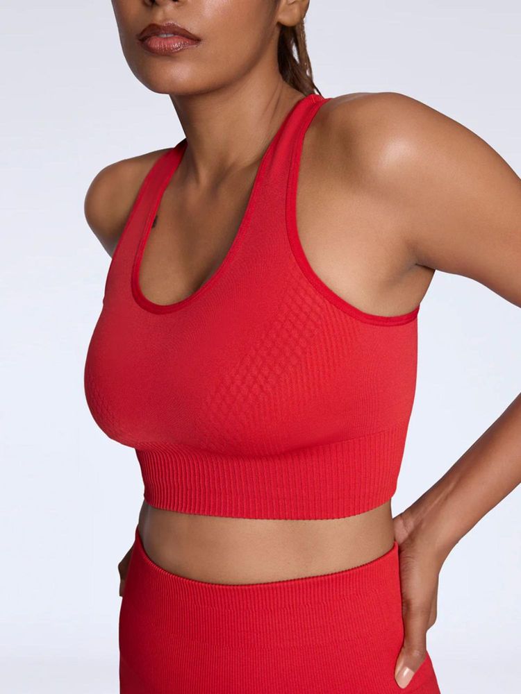 FEIER Red Tidal Sports Bra-picture-10