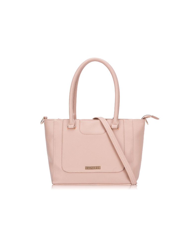 Caprese Peach Beige Medium Tote Bag-picture-16