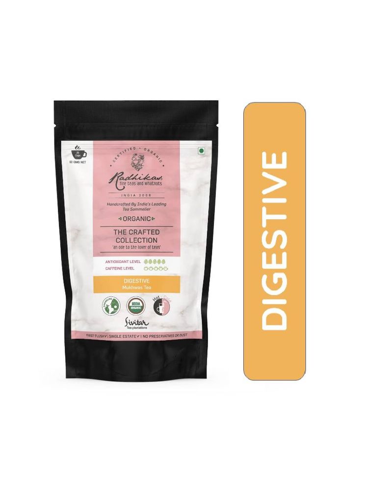 Radhikas Digestive Mukhwas Tea, Certified Organic, Cold & Hot Brew-picture-17