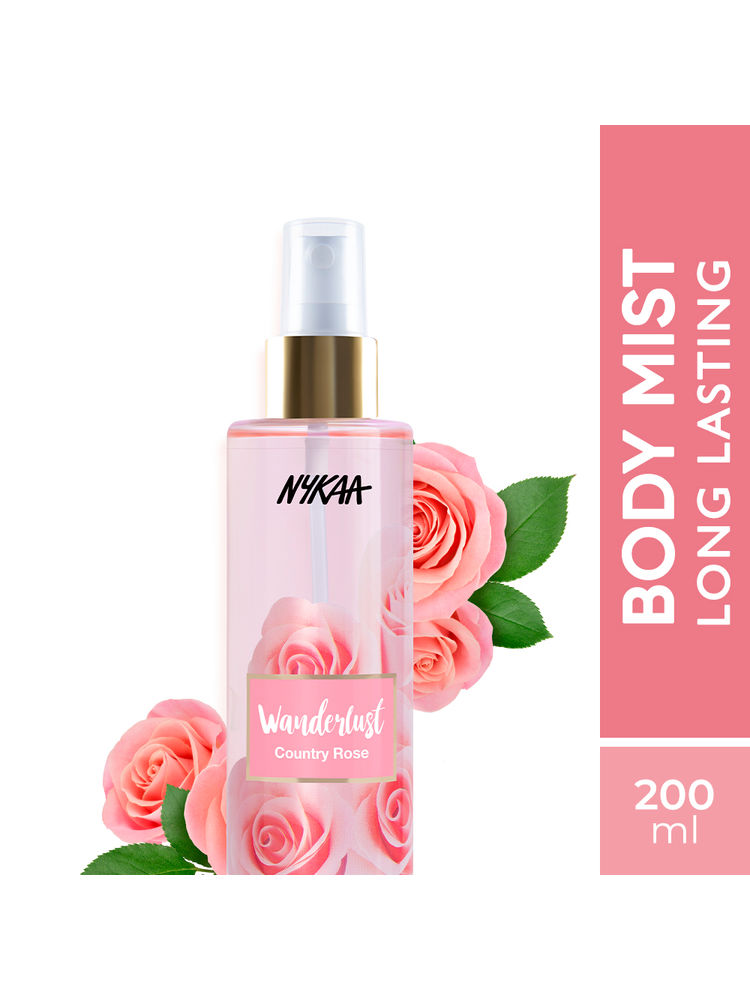 Nykaa Wanderlust Country Rose Floral Fine Fragrance Body Mist For Women-image-37