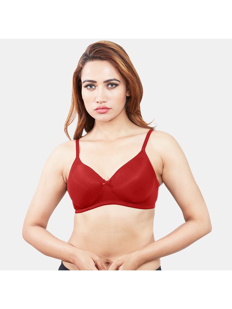 Sonari Coco Womens Padded T-Shirt Bra - Red-picture-38