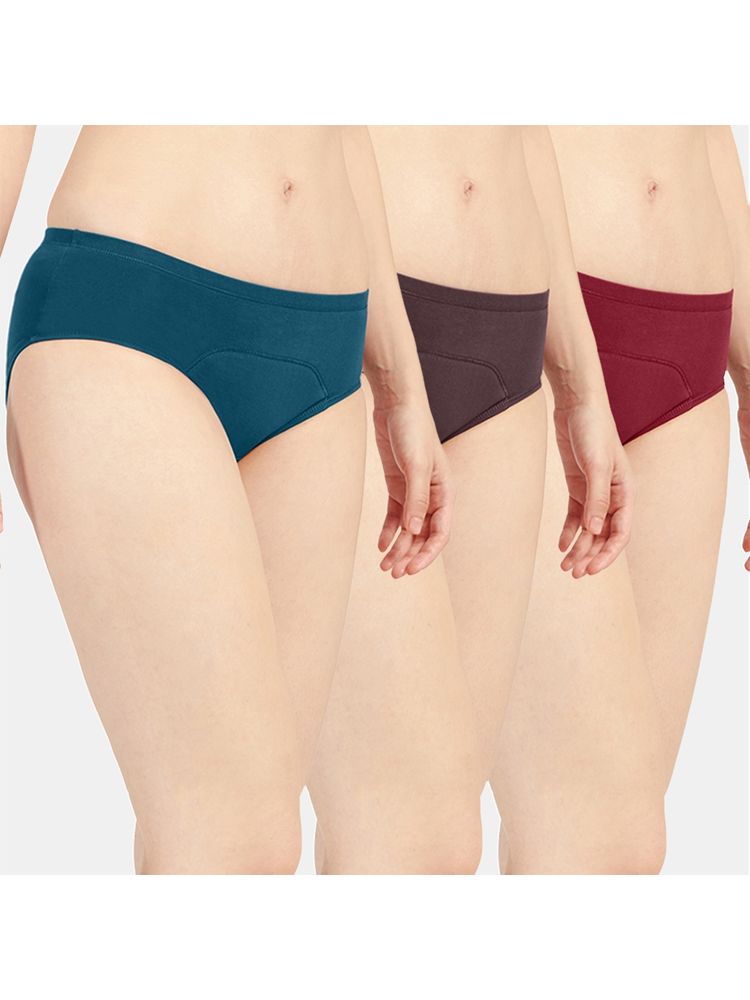 Sonari Sara Period Panties Menstrual Heavy Flow Underwear Leakproof Hipster (Pack of 3)-picture-12