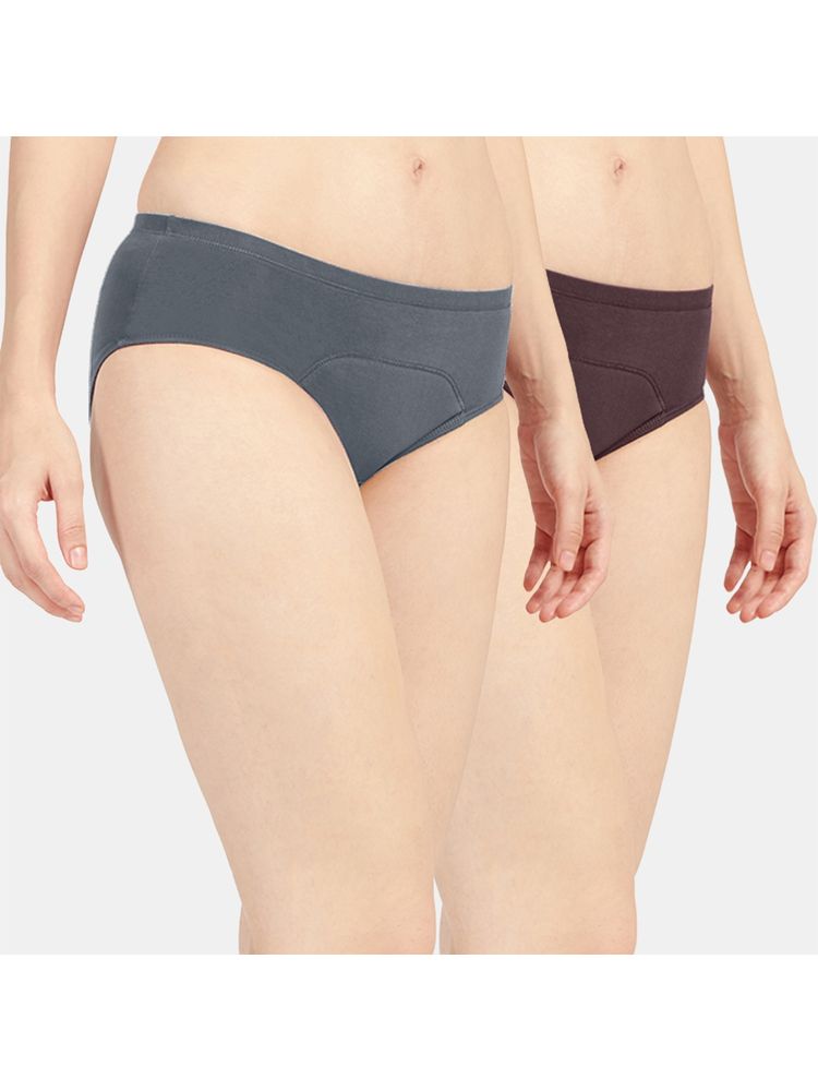 Sonari Sara Period Panties Menstrual Heavy Flow Underwear Leakproof Hipster (Pack of 2)-picture-3