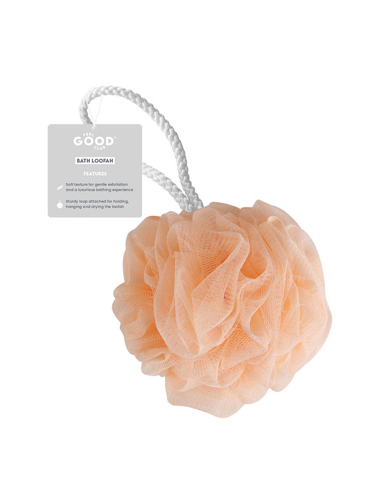 Feel Good Club Bath Loofah - Large Size Shower Sponge For Body Cleansing Exfoliation & Care