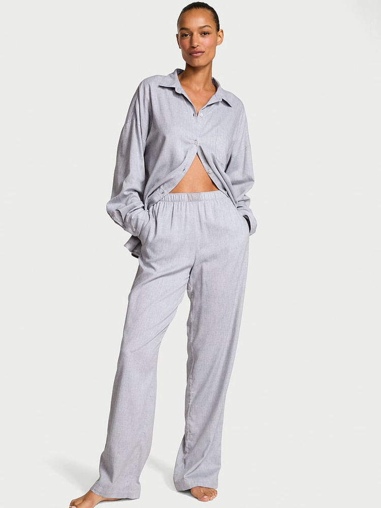 victoria's secret intimates Victoria's Secret Grey Modal-Cotton Shirt & Pyjama-picture-33