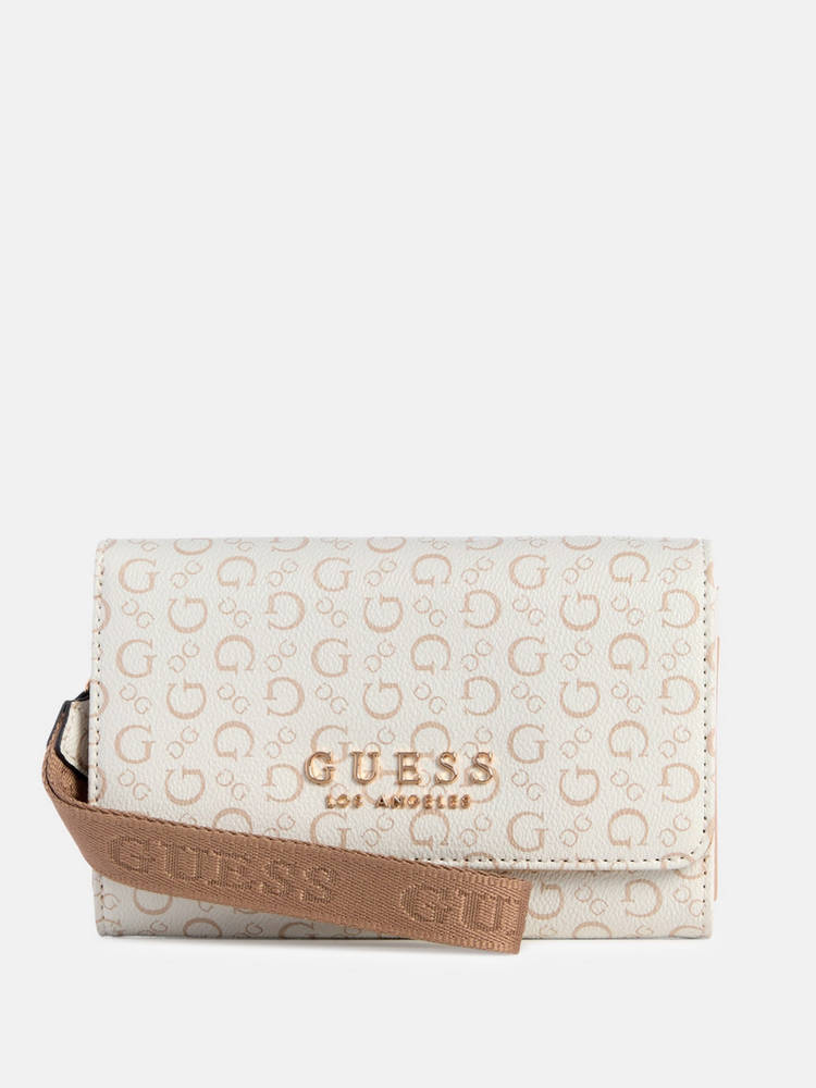 guess fashion Guess White Monogram Saffron Phone Organizer-picture-20