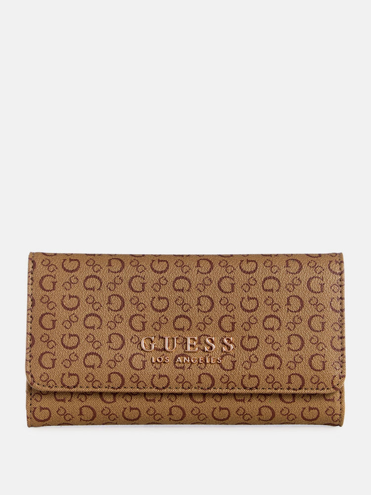 guess fashion Guess Mocha Monogram Saffron Slim Wallet-picture-22