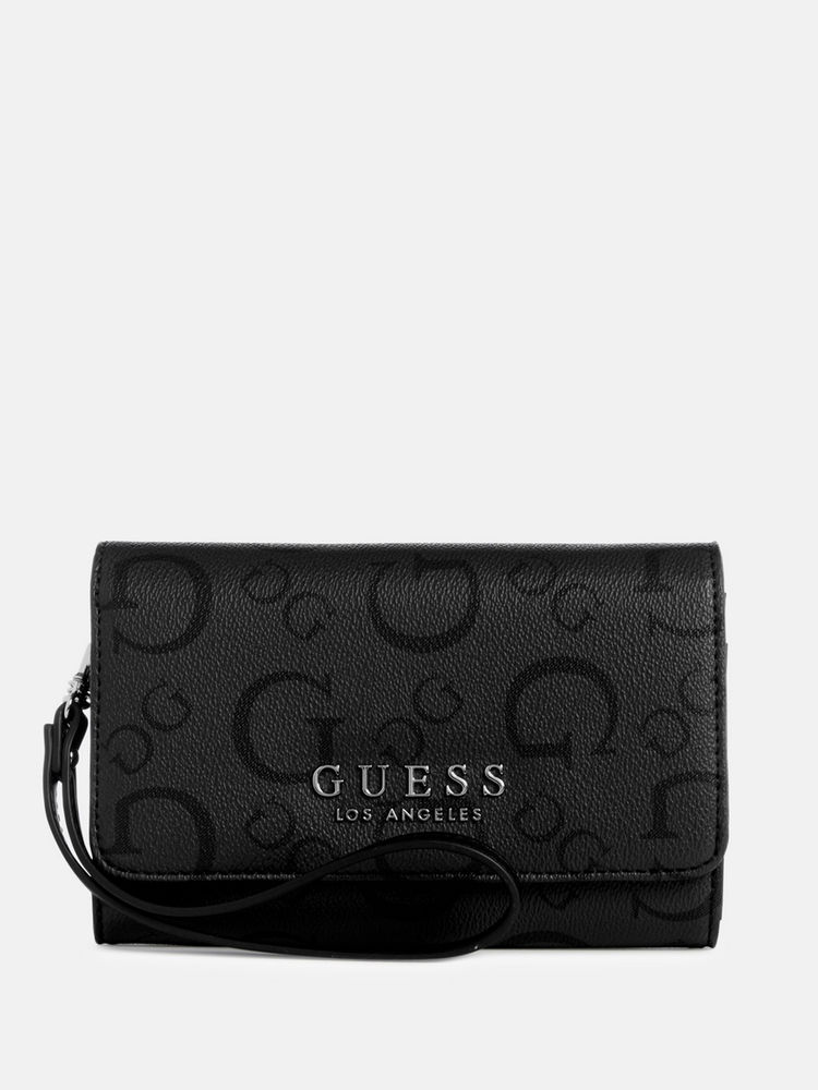 guess fashion Guess Coal Monogram Saffron Phone Organizer Wallet-picture-23
