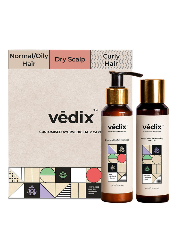 Vedix Hair Shampoo & Oil Combo-Dry Scalp - Curly Hair - Anti-Hairfall /Hair Growth Combo-picture-19