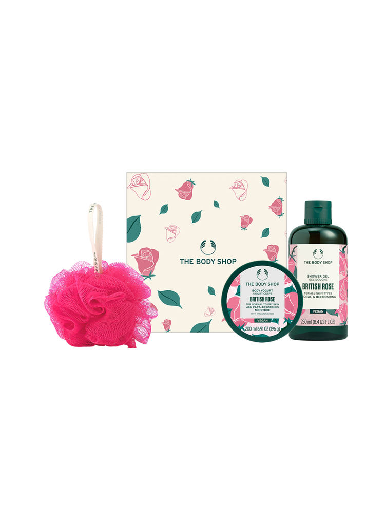 The Body Shop British Rose Showering Delight Gift Set-image-30