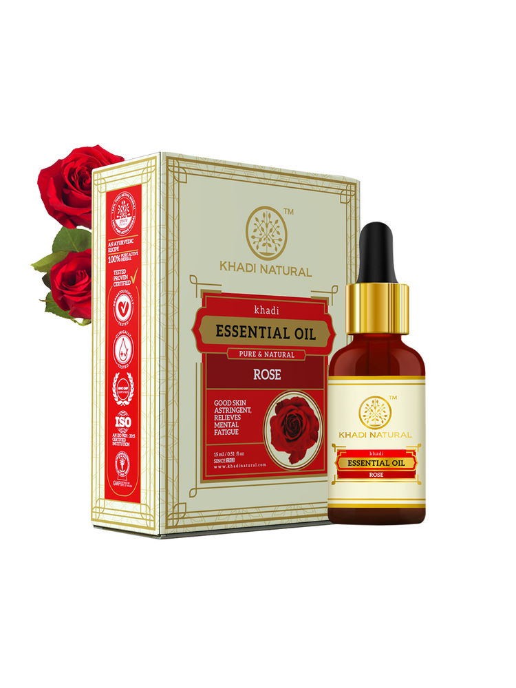 Khadi Natural Rose Essential Oil for to Restore Balance and Bring Calm Vibes-image-36