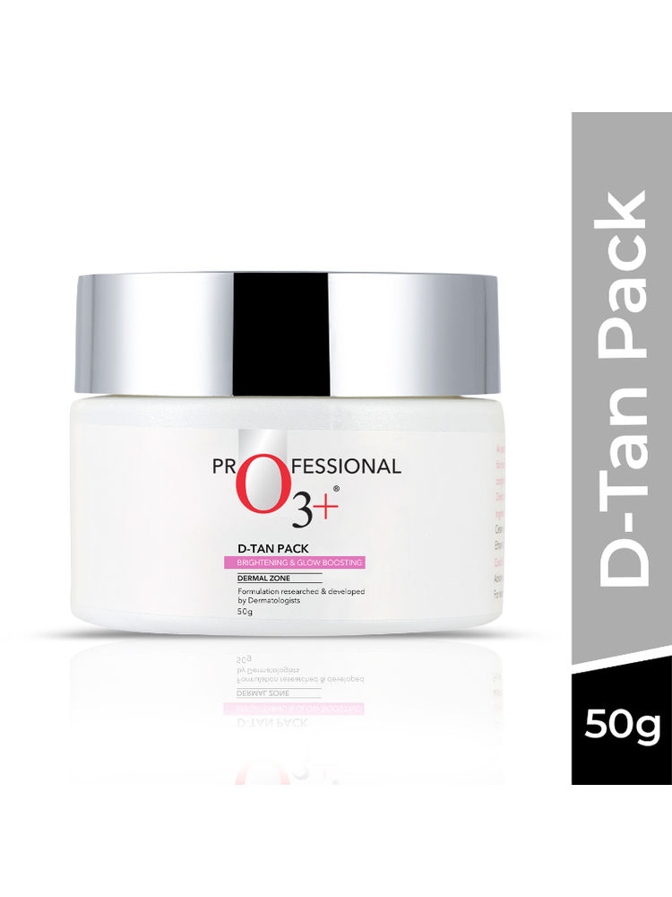 O3+ D-TAN Face Pack for Tan Removal, Brightening & Glow Boosting | For All Skin Types