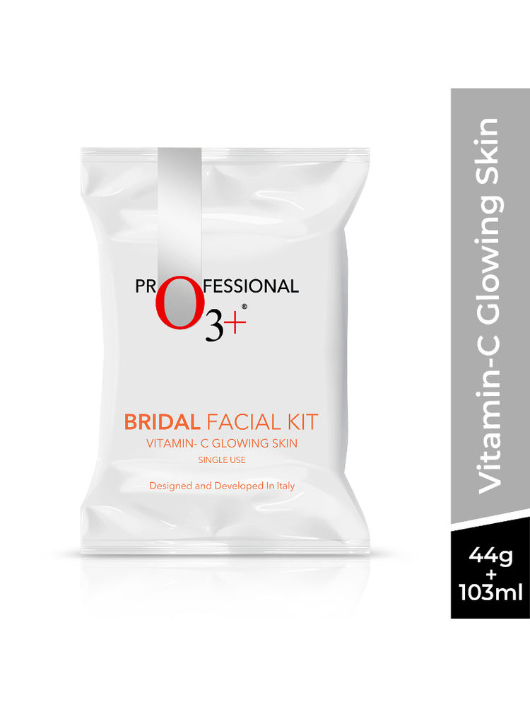 O3+ Bridal Facial Kit Vitamin C for Glowing Skin with Niacinamide | For All Skin Types