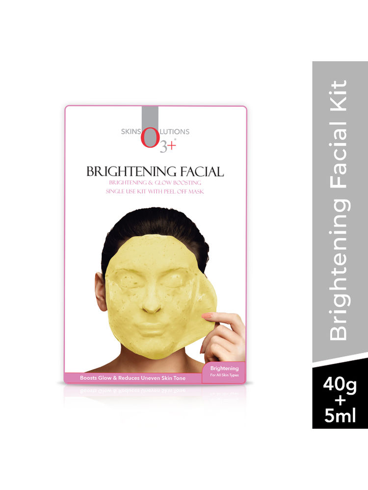 O3+ Brightening Facial Single Dose Kit for Glow Boosting, Reducing Uneven Skin Tone | All Skin Types